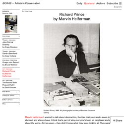 Richard Prince by Marvin Heiferman