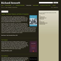 Richard Sennett - Sociology Books