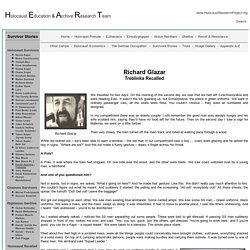 Richard Glazar Survivors Stories www.HolocaustResearchProject.org