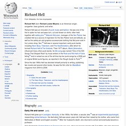 Richard Hell - Wikipedia (en)