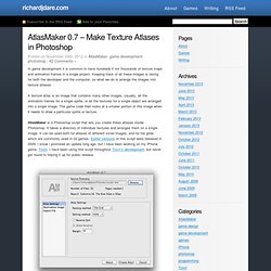 Blog Archive » AtlasMaker 0.7 – Make Texture Atlases in Photoshop