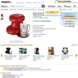 Morphy Richards Accents One Cup 43930 Hot Water Dispenser, Red: Amazon.co.uk: Kitchen & Home