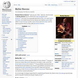 Richie Havens - Wikipedia, l'encyclopédie libre
