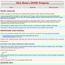 Rick Bono's Geodesic Dome Program - DOME 4.80