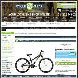 RIDGEBACK Mx24 Boys 24Inch Mountain Bike £209.99 Online Bike Shop For Road Bikes