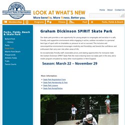 Graham Dickinson SPIRIT Skate Park