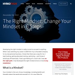 The Right Mindset: Change Your Mindset in 6 Steps