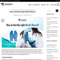 How to find the right Nitrile Gloves