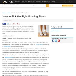 How to Pick the Right Running Shoes