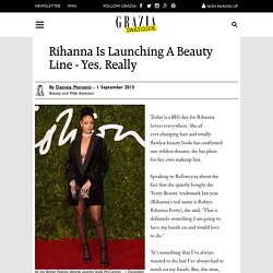 Rihanna Announces Fenty Beauty Makeup Line