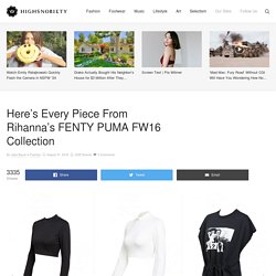 Rihanna Teases Every Piece From Her FENTY PUMA FW16