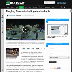 Ringling Bros. eliminating elephant acts
