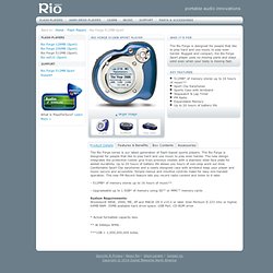 Rio Audio : Rio Forge 512MB Sport