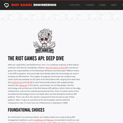 The Riot Games API: Deep Dive