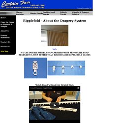 Ripplefold Drapery System - Custom Window Treatments