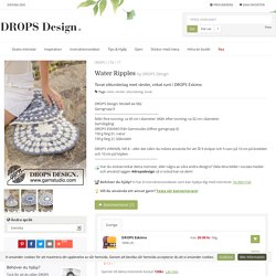 Water Ripples / DROPS 178-17 - Gratis virkmönster från DROPS Design
