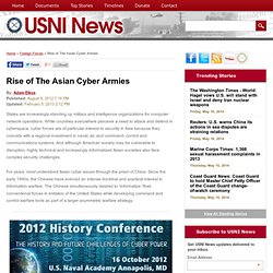Rise of The Asian Cyber Armies - USNI News