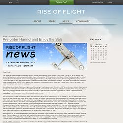 Rise of Flight developer`s blog