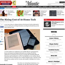 The Rising Cost of At-Home Tech - Peter Osnos - Technology