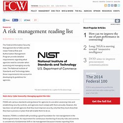A risk management reading list