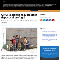 ONU: la dignità al cuore della risposta ai profughi – ZENIT – Italiano