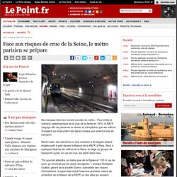 Face aux risques de crue de la Seine, le métro parisien se prépare