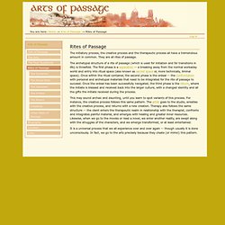 Rites of Passage — Arts of Passage