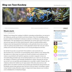 Blog van Toon Kasdorp