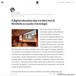 Il digital education day e le dieci tesi di Rivoltella su scuola e tecnologie — Il digitale a scuola