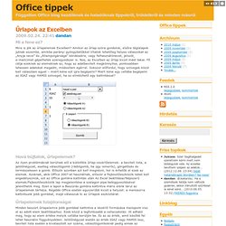 Űrlapok az Excelben - Office tippek