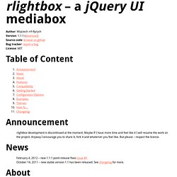 rlightbox – a jQuery UI mediabox