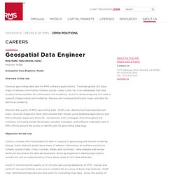Geospatial Data Engineer