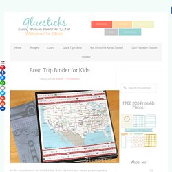 Road Trip Binder for Kids