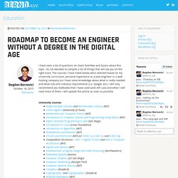 Roadmap to become an engineer without degree