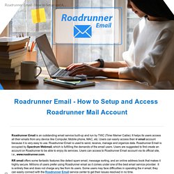Roadrunner Email - How to Setup and Access Roadrunner Email Account
