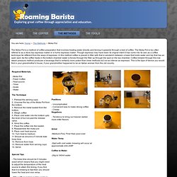 Roaming Barista - Moka Pot