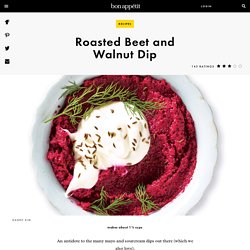 Roasted Beet and Walnut Dip Recipe