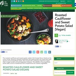 Roasted Cauliflower and Sweet Potato Salad [Vegan]