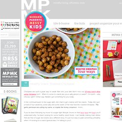 Healthy Snack: Roasted Chickpeas
