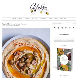 Roasted Garlic and Parsnip Hummus - Golubka Kitchen