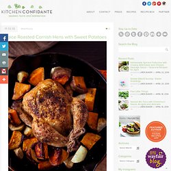 Spice Roasted Cornish Hens with Sweet Potatoes