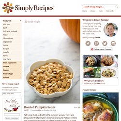 Roasted Pumpkin Seeds Recipe, Toasted Pumpkin Seeds Recipe