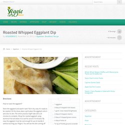 Roasted Whipped Eggplant Dip