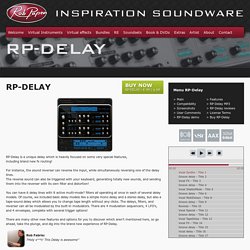 Rob Papen RP-Delay effect plug-in