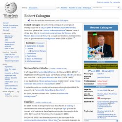 Robert Calcagno wikipedia