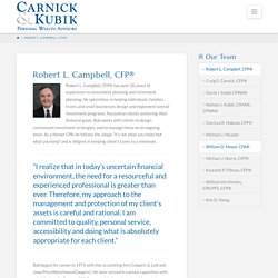 Robert L. Campbell, CFP®