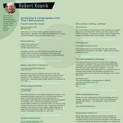 Robert Kourik's Gardening & Landscaping Links