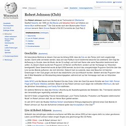 Robert Johnson (Club)