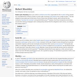 Robert Maudsley - Wikipedia