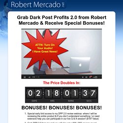 Robert Mercado's Blog